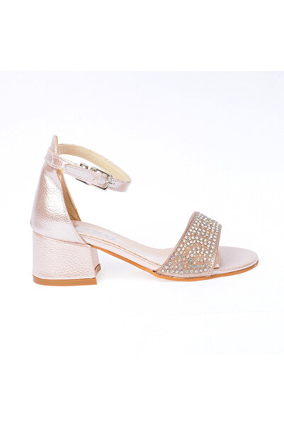 Kiko Kids Heidi Vakko Günlük Kız Çocuk 3 Cm Topuklu Sandalet Abiye Ayakkabı
