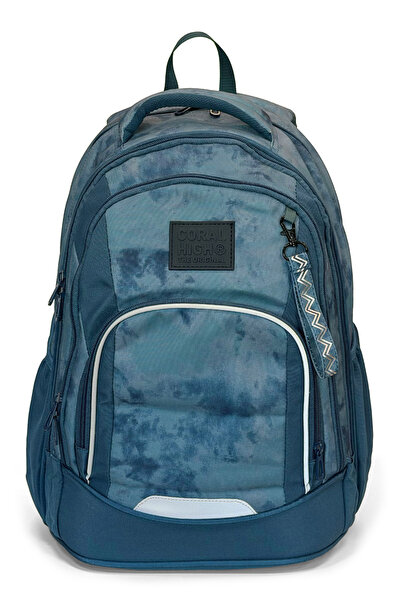 Coral High Antique Patterned School Backpack 24458