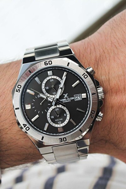 Daniel Klein ساعة يد رجالية DK331684 بسوار فولاذي