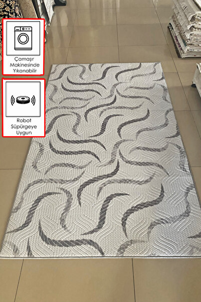 Polaris Halı Kaymaz Taban, Kesme Yolluk Halı, Kabartmalı, Salon, Mutfak, Antr...
