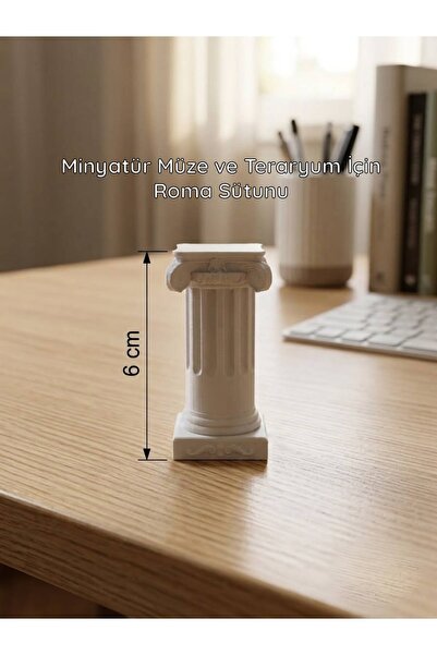 pumbata3D 2 adet Roma Sütunu - Teraryum ve Minyatür Müze için Figür - 1/50 Öl...