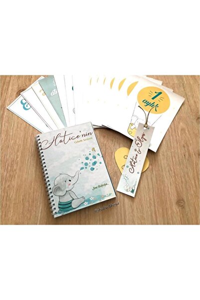 Şahsi Yayımlanan Kitap Hamilelik Ve Anne Bebek Günlüğü / Bebek Anı Defteri / ...