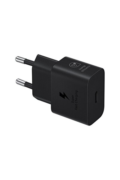 Samsung EP-T2510N 25W Type-C Hızlı Şarj Adaptörü Siyah Türkiye Garantili