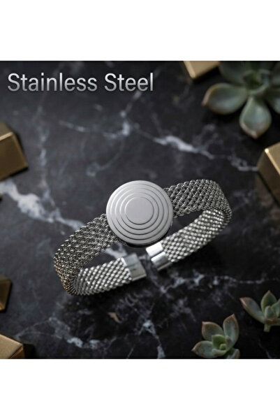 stainless steell الملونة جولة عزر الصلب أصفاد سوار