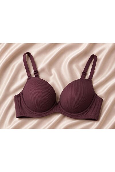 cansoy lingerie Fitilli Destekli Sütyen Pudra