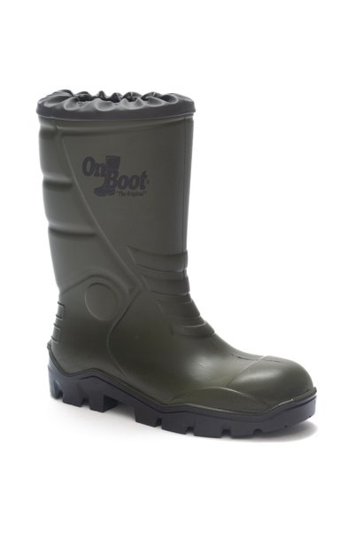 ON BOOT Onboot Kısa Büzgülü Soğuk, Su Geçirmez Tabanlı Iş Av Ve Yağmur Çizmesi 1009