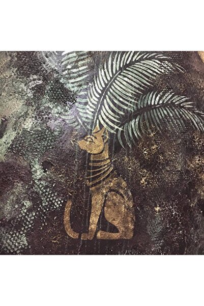OEM Sablon decorativ Jungle Leaf, A3, reutilizabil, din plastic, transparent