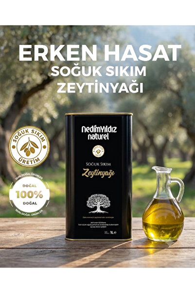 Nedim Yıldız Erken Hasat Soğuk Sıkım Zeytinyağı 1 kg