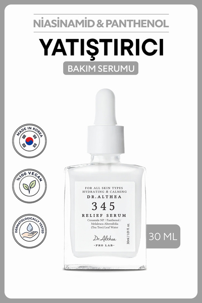 Dr.Althea 345 Relief Serum | Çay Ağacı Suyu Niasinamid Pantenol PDRN İçeren Y...