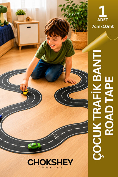 Onba Çocuk Trafik Bandı – Yol/Otoyol/Yarış Pisti Yapım Bandı İz Bırakmaz- 7cm...