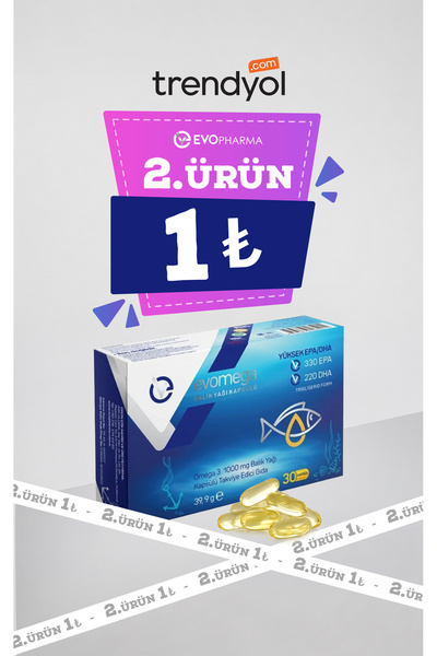EVOPHARMA Evomega 1000 Mg 30 Kapsül | Balık Yağı