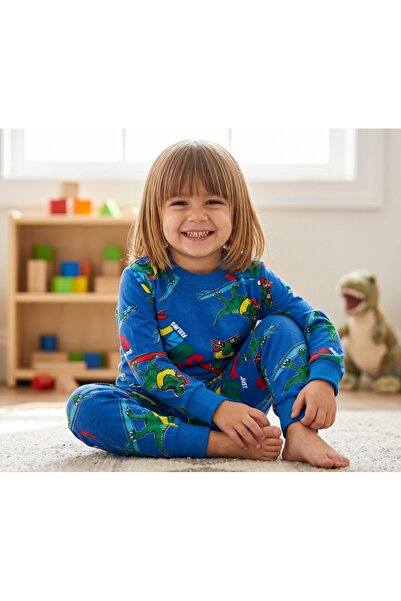DNG TEKSTİL Erkek Çocuk Penye Pijama Takımı