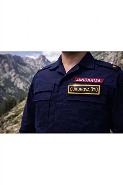 ÇUKUROVA ÜTÜ ''POLAT'' JANDARMA ASAYİŞ PVC İSİMLİK, , Cırtlı, 10 cm x 2,5 cm,...