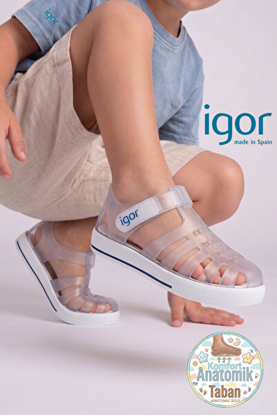 IGOR Star Unisex Bebek & Çocuk Beyaz Sandalet UNISEX ÇOCUK SANDALET S10171