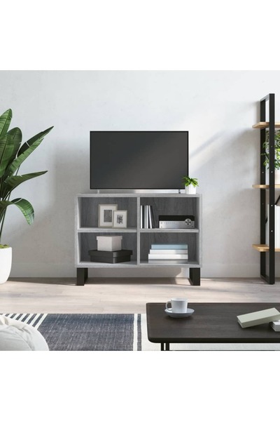 Concept Comodă TV, gri sonoma, 69,5x30x50 cm, lemn compozit