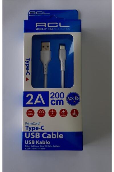 X16 Ack-50 Primecord™ Type-c Usb Şarj Kablosu