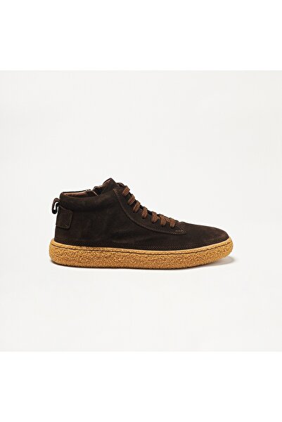John May Men's Boots Og-2183 2164 Brown Suede