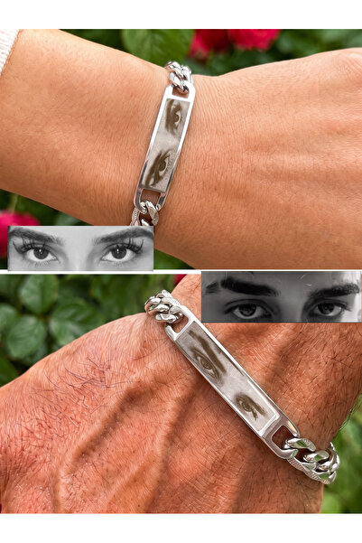 Named Bracelet Men's Steel Bracelet Valentine Gift Couple Bracelet