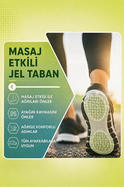 MediGel MG12 - Topuklu Ayakkabı Ve Babet Yapışkanlı Jel Iç Tabanlık | Yumuşak, Kayma Önleyici Yastıklama