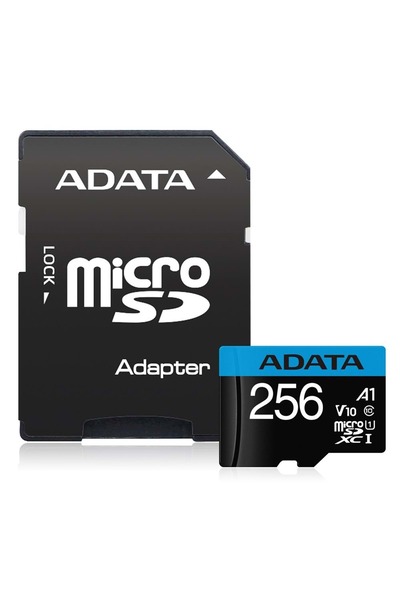 Adata 256gb Premier Microsdxc Card With Adapter Uhs-ı Class10 V10 Hafıza Kartı
