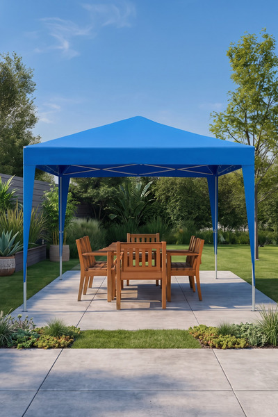Begin Power Otomatik Gazebo Çardak 240 X 240 Cm Tente Teras Bahçe Kamelyası G...