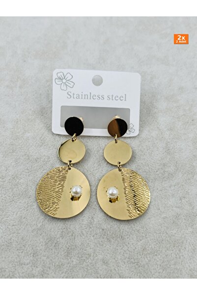 Bozhi Steel Earrings Gold Stylish Gift