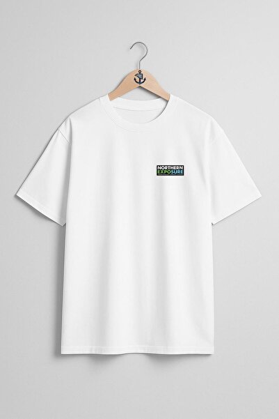 Bahriyeli Collection oversized Μπλουζάκι Unisex με σχέδιο τσέπης Northern Exp...
