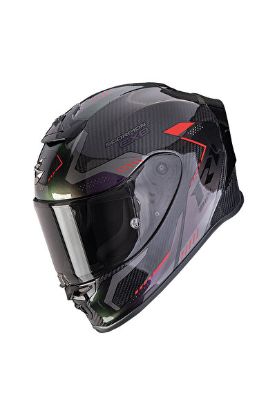 Scorpion EXO R1 Evo Air Carbon Propel Spor Motosiklet Kaskı Siyah Chameleon