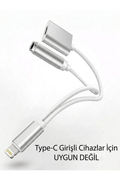 Deppo Trend Apple iPhone 14 13 12 11 X 8 7 Uyumlu Kulaklık Çevirici Lightning...
