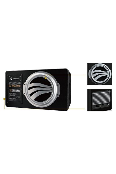 CED AUTO TRADE EL-W8A MK2 SUBWOOFER AMPLIFICAT RAINBOW 8" (20 cm), 150 W