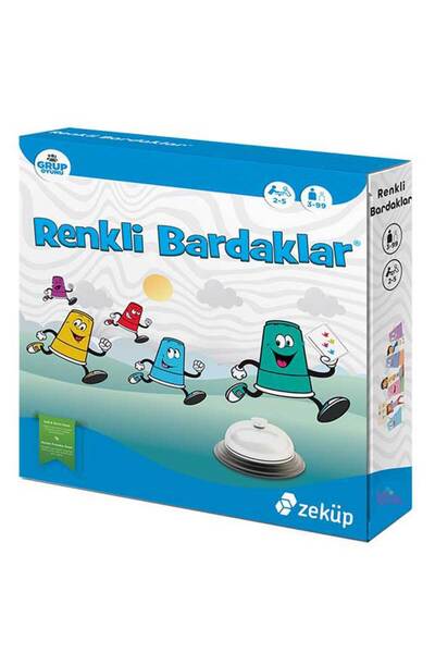 ZEKÜP Renkli Bardaklar Zeka Oyunu Eko 3+ Yaş 2+ Oyuncu