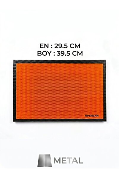 opersan Blank Adr Sign Numberless Orange Reflective Metal Sheet 29.5 X 39.5 cm