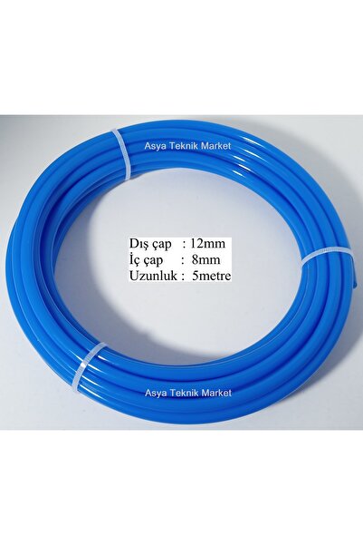 Sub Tech 12 X 8 mm (5 Metre) Pnömatik Poliüretan, Pnomatik PU, Kompresör HAVA...