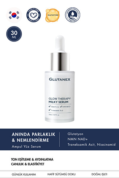 GLUTANEX Glow Therapy Milky Serum 30 ml – Brightening Serum Containing Glutat...
