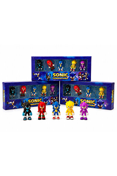 Toyzoy Toys Kirpi Sonic ve Arkadaşları 5'li figür seti & Kaliteli Eğlenceli