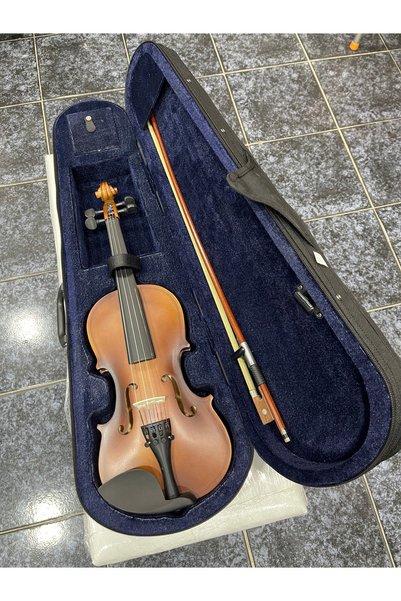 CREMONIA VG001L12 KEMAN, NATUREL PARLAK 1/2, HARDWOOD, KUMAŞ SERT KU