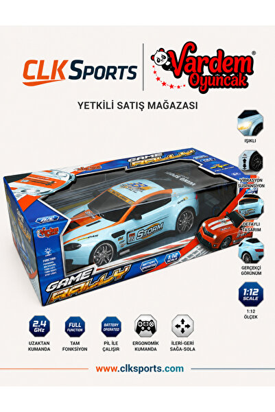 Vardem Şarjlı Işıklı Power Racing Car - Güç Yarış Arabası 1:12 Ralli Arabası ...