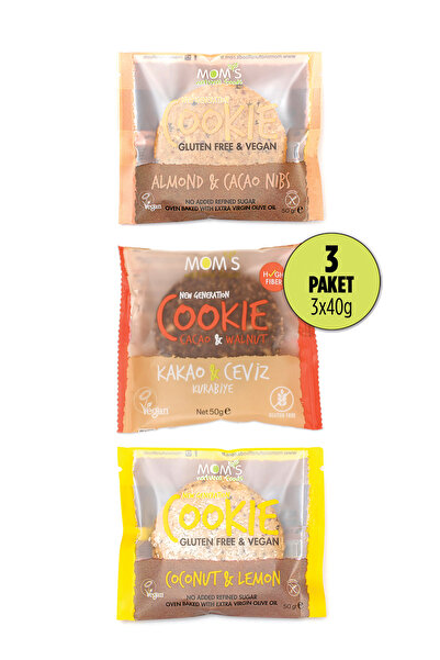 Mom's Natural Foods 3'lü Mix Glutensiz COOKIES