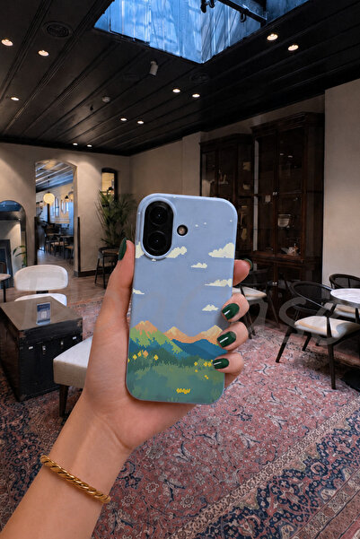 DoaCase iPhone 17 Uyumlu Bebek Mavisi Renkli Lansman Telefon Kılıfı