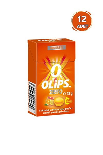 Olips Zero Şekersiz Limon & Portakal & Greyfurt Aromalı C Vitaminli Şeker 28 ...