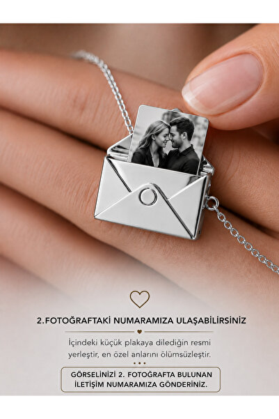 Photo-Positionable Steel Letter Women's Necklace