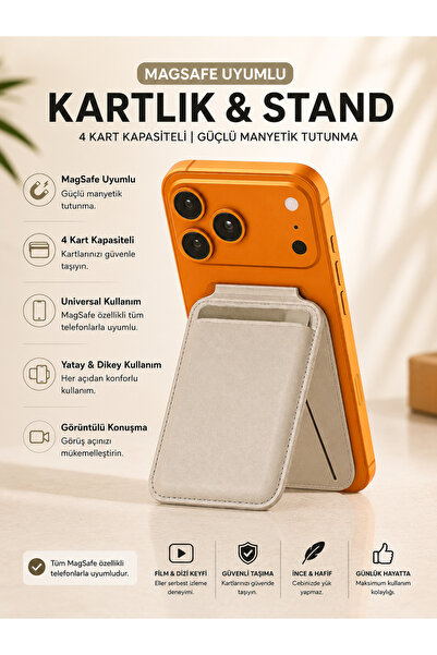 WATCHOFROYAL Flexstand Standlı Magnetik Gri Yapıştırmalı 5 Hazneli Mıknatıslı...
