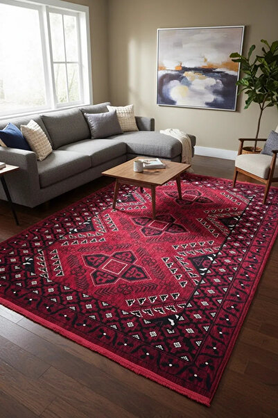 Fenomen Carpet Afgan Koleksiyonu Kök Boyalı Geleneksel Vintage Halı