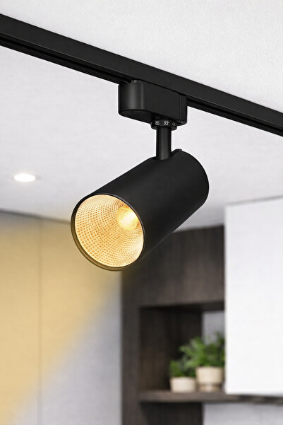 Hero Led HL-3304SG 30 Watt Siyah Kasa Cob Led Ray Spot Lamba Led Işık - Günışığı