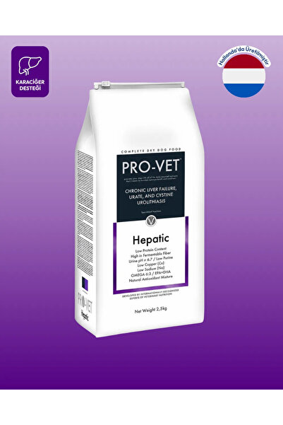 PRO-VET Hepatic Karaciğer Destekleyici Köpek Maması 2,5 Kg