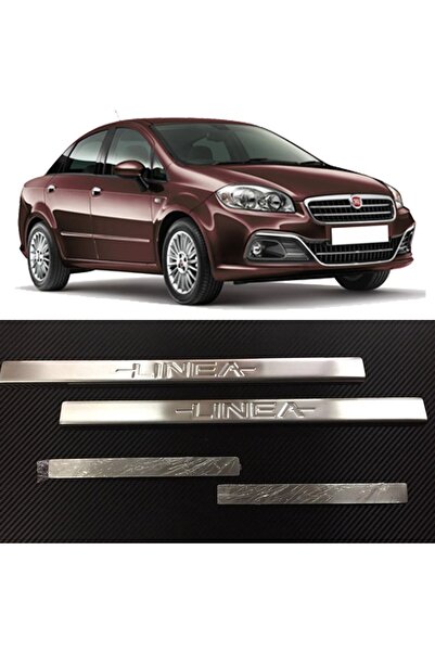 Niken Fiat Linea Kapı Eşiği Kaplaması Kromu Nikelaj