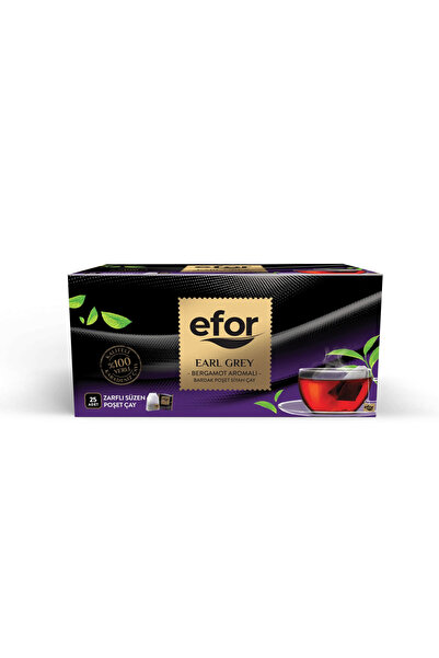 Efor Earl Grey Bardak Poşet Siyah Çay - 25'li