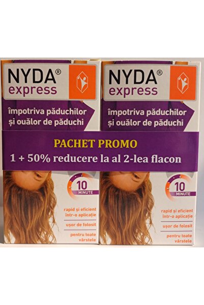 Nyda Set Spray pentru par express, impotriva paduchilor si oualor de paduchi,...