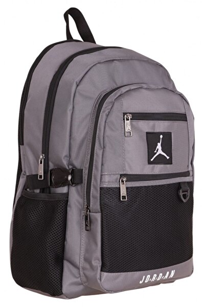 jordanair Jordan Air Dört Bölmeli Houston Grey Gri Erkek Çocuk Okul Günlük ve...