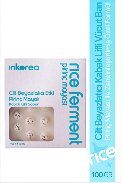 inkorea Rice Ferment Soap -Pirinç Mayalı Cilt Beyazlatıcı Etki & Aydınlatıcı ...